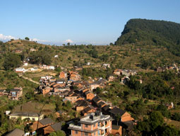 The Marshyangdi river valley